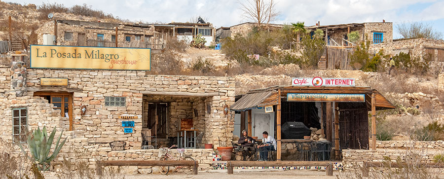 Ghost Town coffee shop.